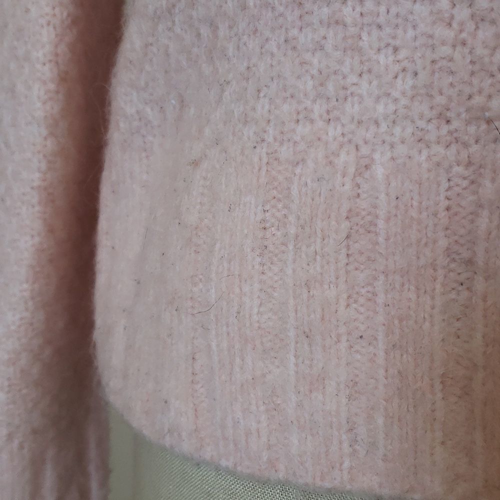 Lou & Grey Soft Cozy Chunky Sweater Pink Textured Waffle Knit Boxy Fit • SMALL - Picture 8 of 12